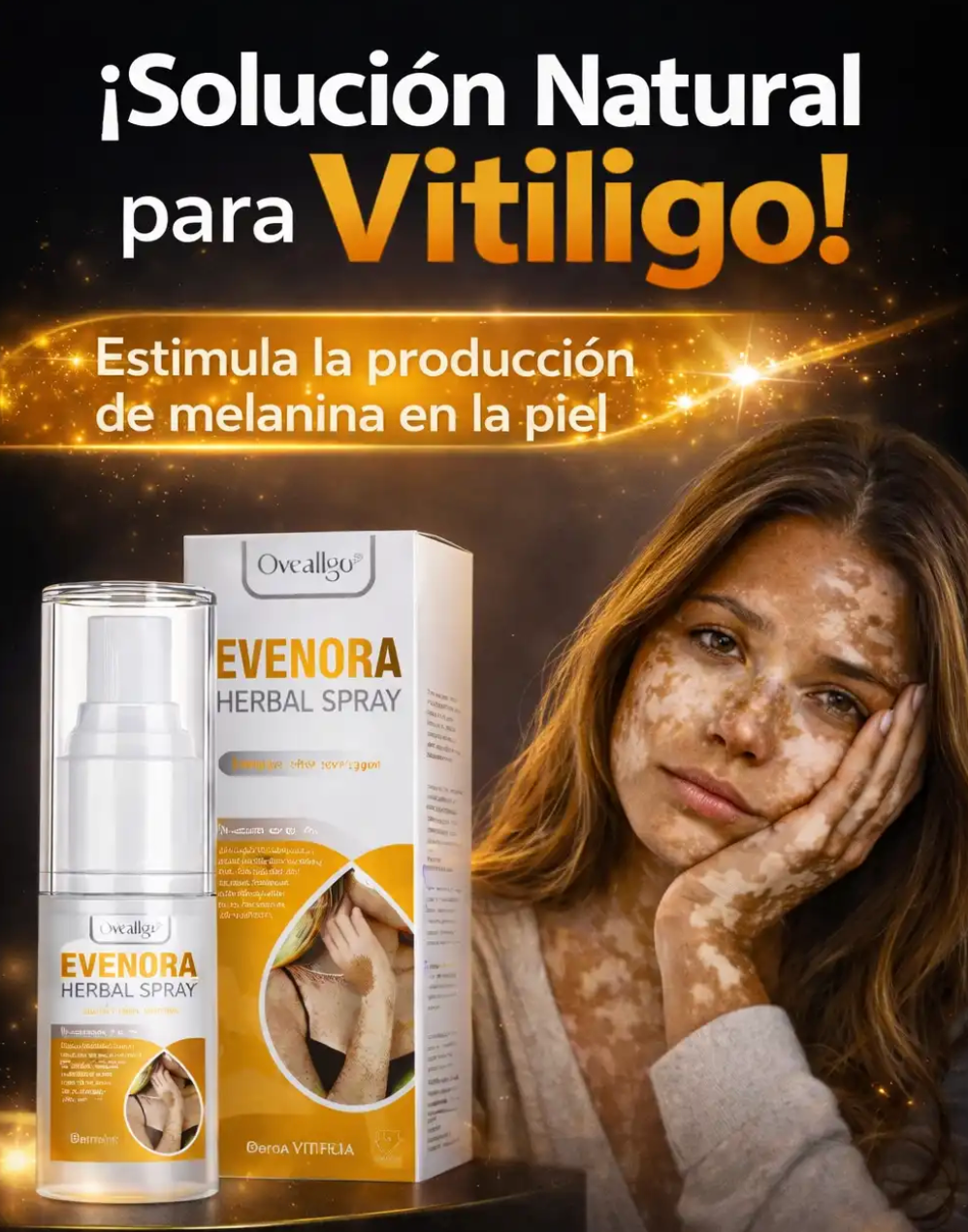 Evenora Herbal Spray - Solución Natural para Vitiligo